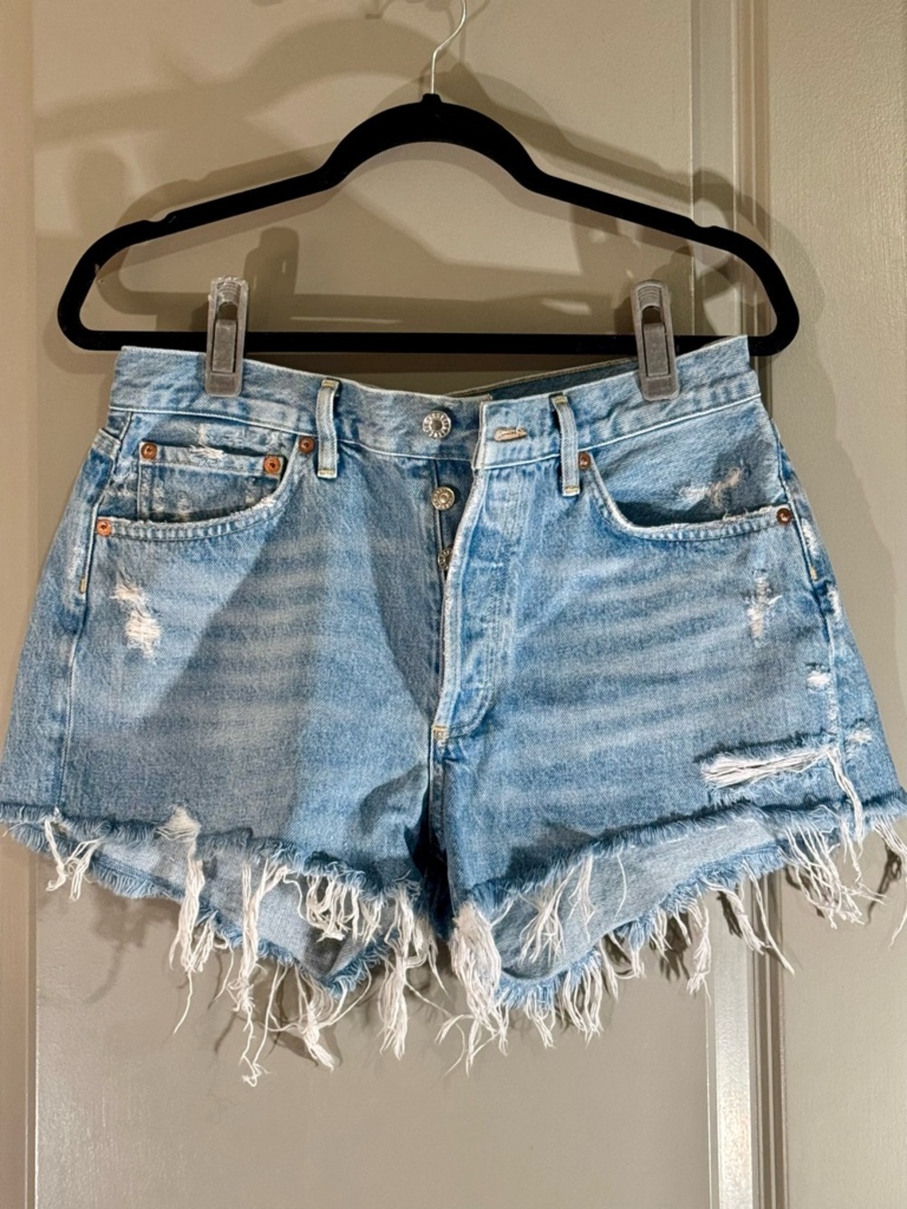 Agolde - Parker Jean Shorts in Swapmeet